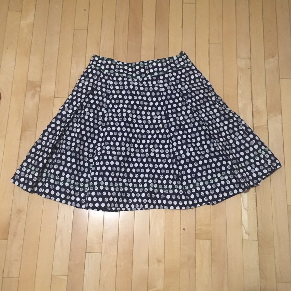 Lilly Pullitzer Navy Lemons Skirt